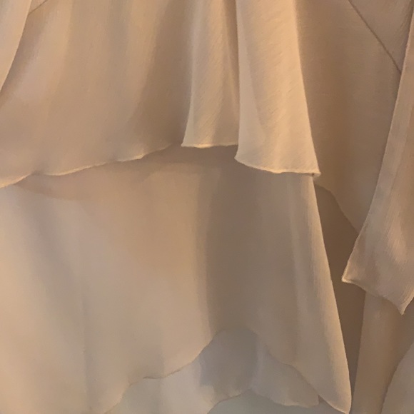 Beautiful cream chiffon blouse - Picture 3 of 5